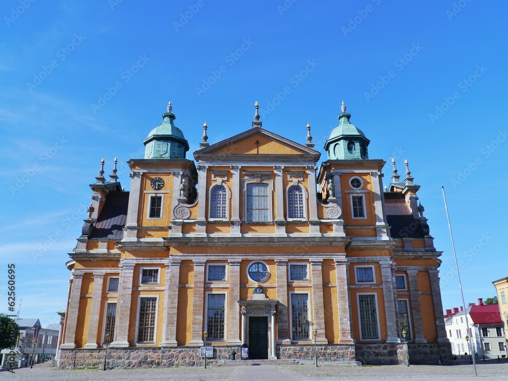 The historic cathedral of Kalmar in Sweden