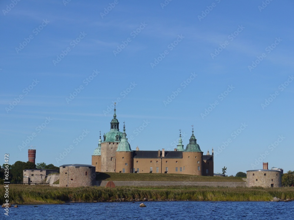 The historic castle of Kalmar in Sweden