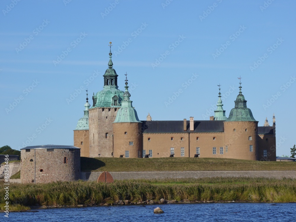 The historic castle of Kalmar in Sweden