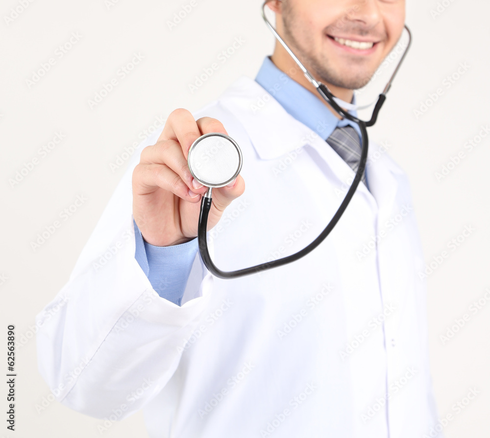 Male Doctor isolated on white background Male Doctor isolated on white background