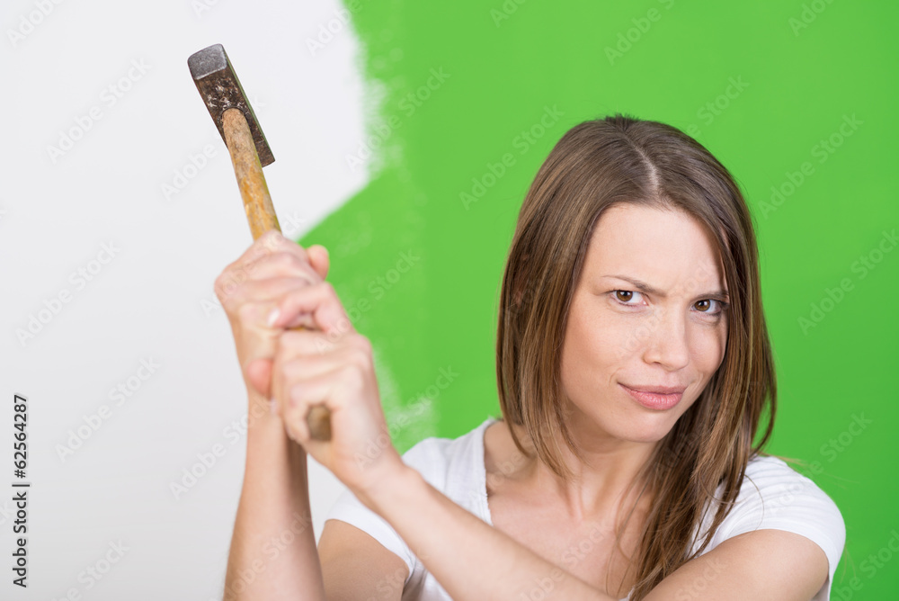 starke frau mit hammer starke frau mit hammer