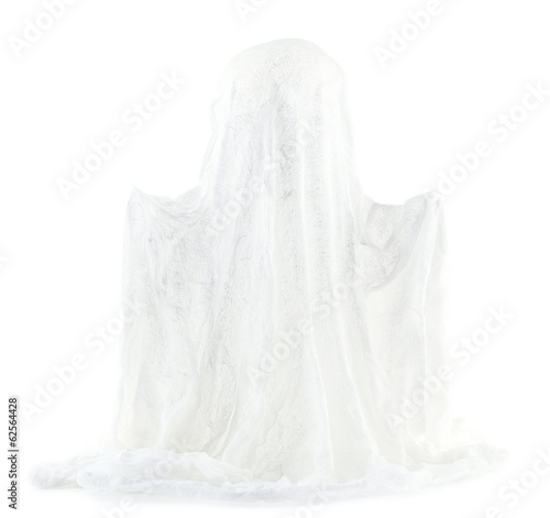 Halloween ghost, isolated on white