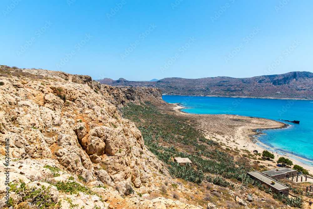 Gramvousa island near Crete, Greece. Balos beach. Gramvousa island near Crete, Greece. Balos beach.