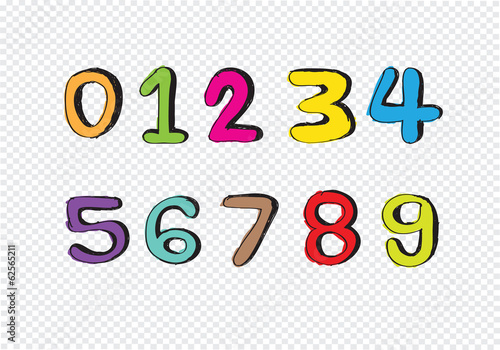 sketch numbers and mathematics symbols