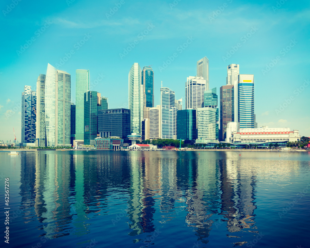 Obraz premium Panoramę Singapuru