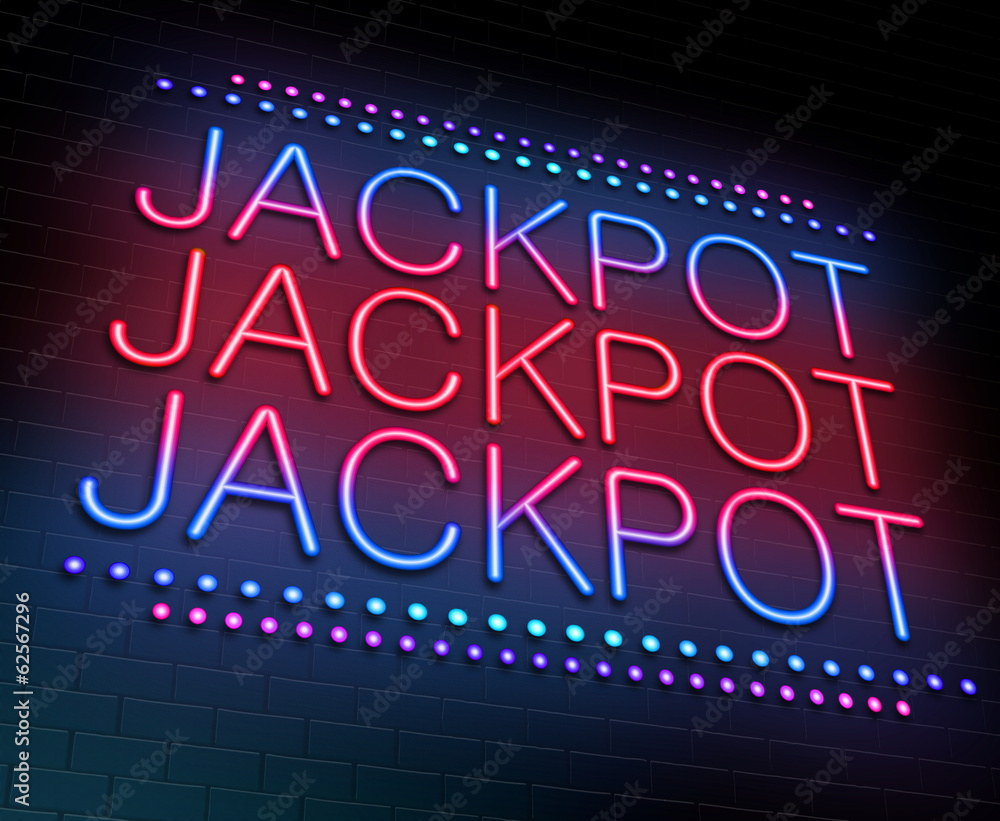 Obraz premium Jackpot concept.