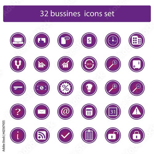32 bussines icon set