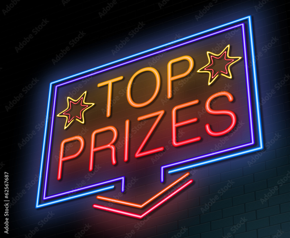 Obraz premium Top prizes concept.