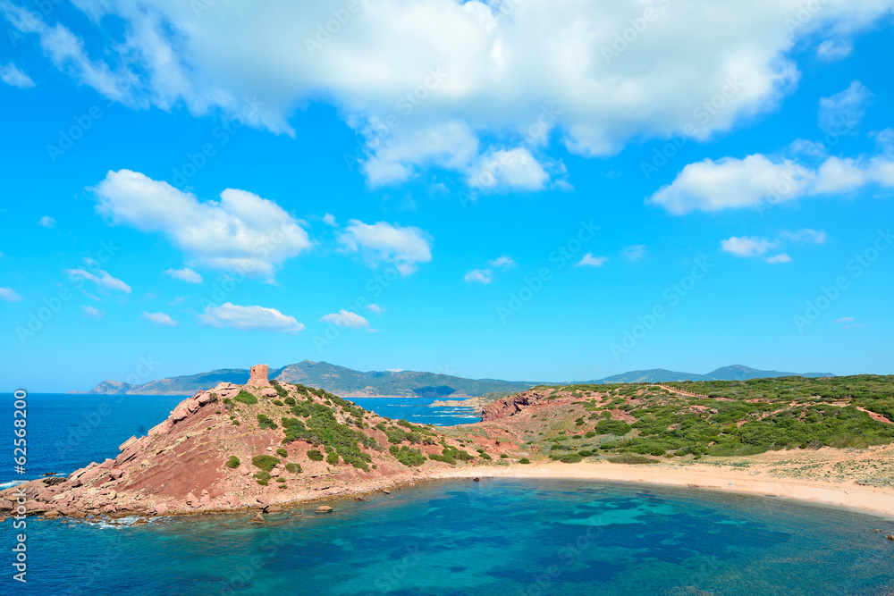 Fototapeta premium clouds over Porticciolo
