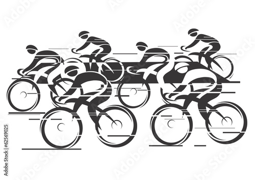 Peleton Cycle race