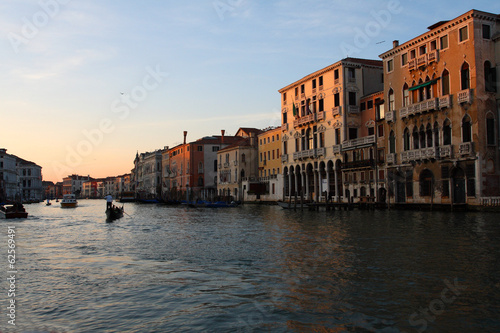 Canal Grande a Venezia durante tramonto © Darek i Ania
