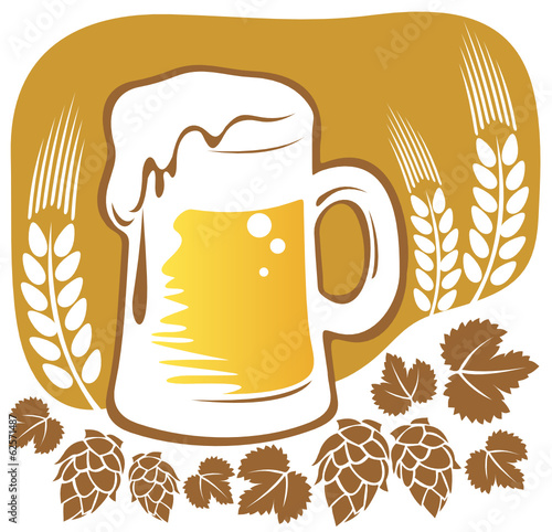 beer with hop