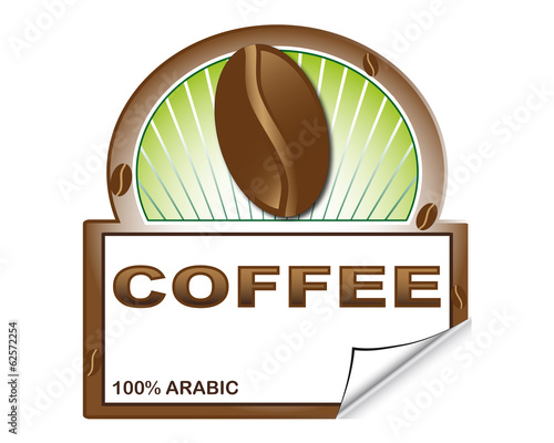 Coffee's label for marketplace