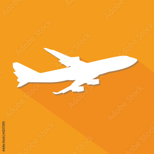 Flat Design Plane