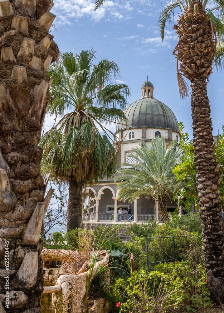Fototapeta premium Mount of Beatitudes - exterior