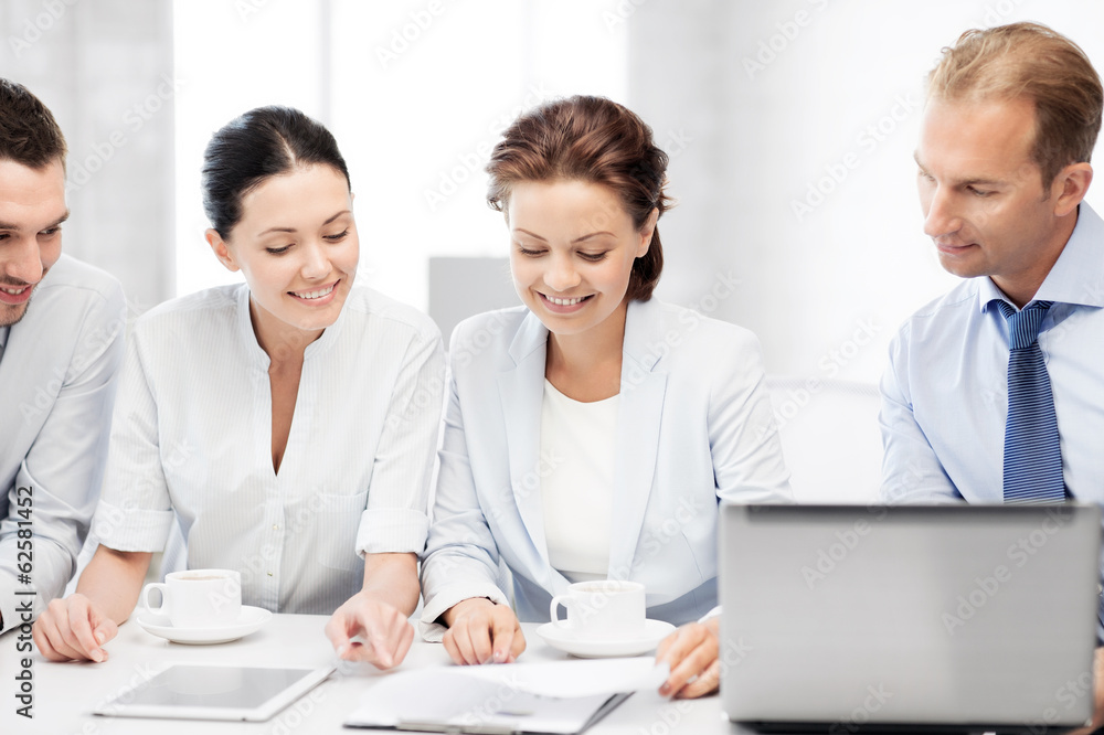 business team having discussion in office business team having discussion in office