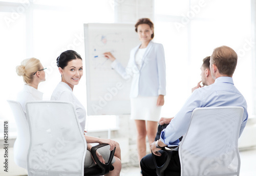 businesswoman on business meeting in office