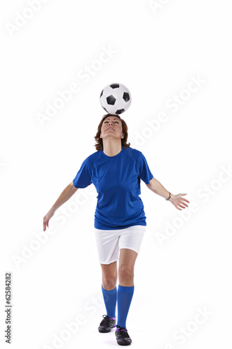 Soccer player woman © Helder Almeida