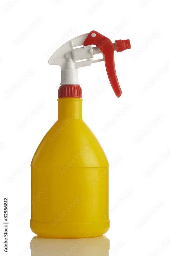 yellow sprayer on white background yellow sprayer on white background