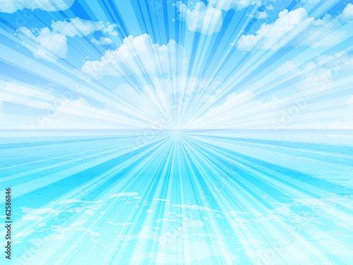 Wallpaper Mural 海　空　風景 Torontodigital.ca