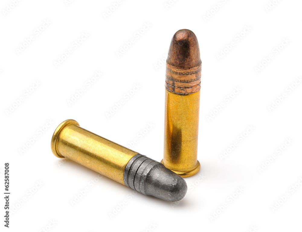 bullet isolated on white background bullet isolated on white background