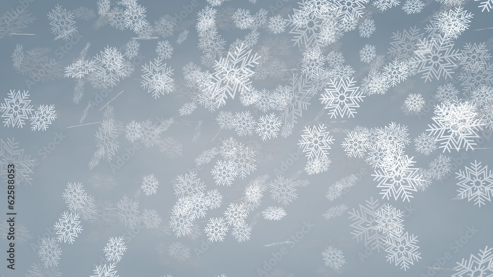 Snowfall animation. Snowfall animation.