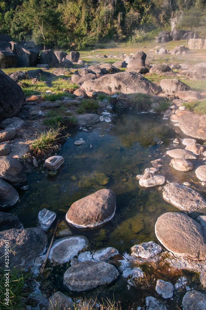 Fang Hot Spring National Park is part of Doi Pha Hom Pok Nationa Fang Hot Spring National Park is part of Doi Pha Hom Pok Nationa