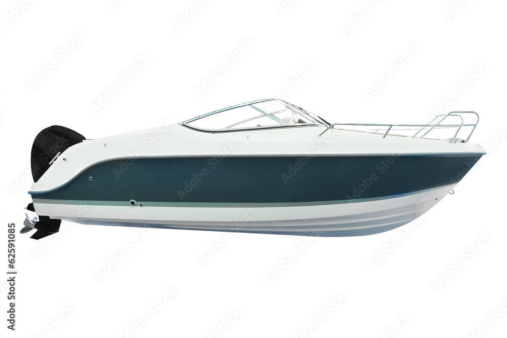 Naklejka premium The image of motor boat