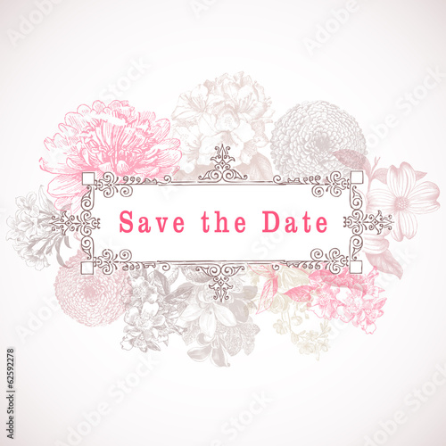 Vintage Floral Background