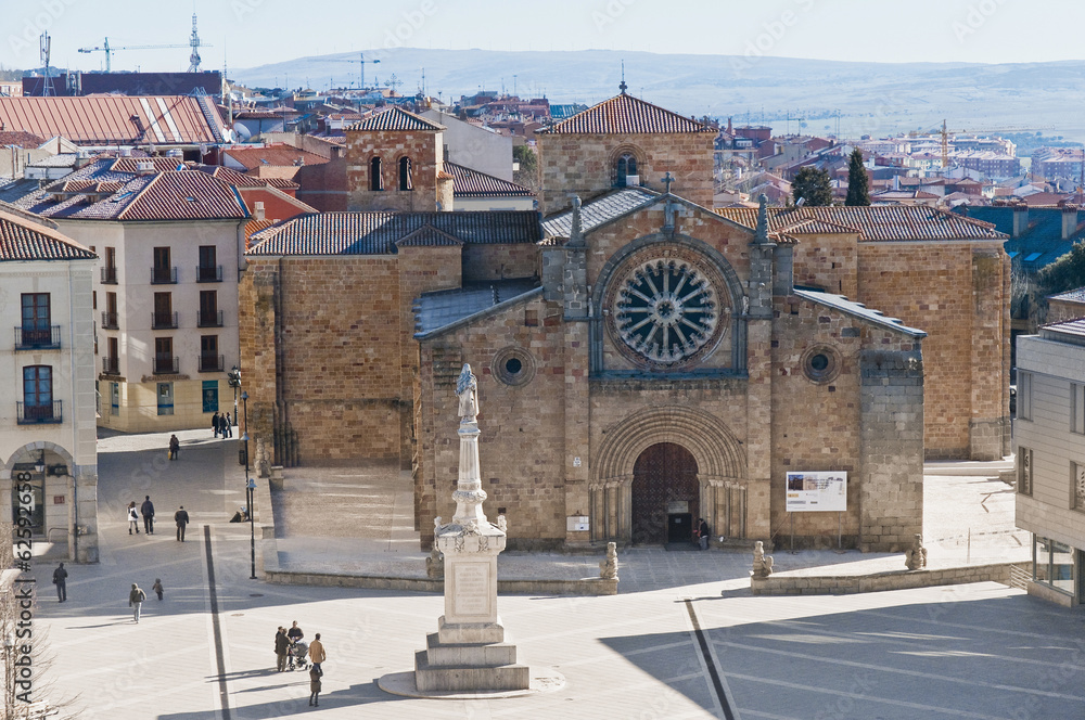 Obraz premium San Vicente Basilica at Avila, Spain