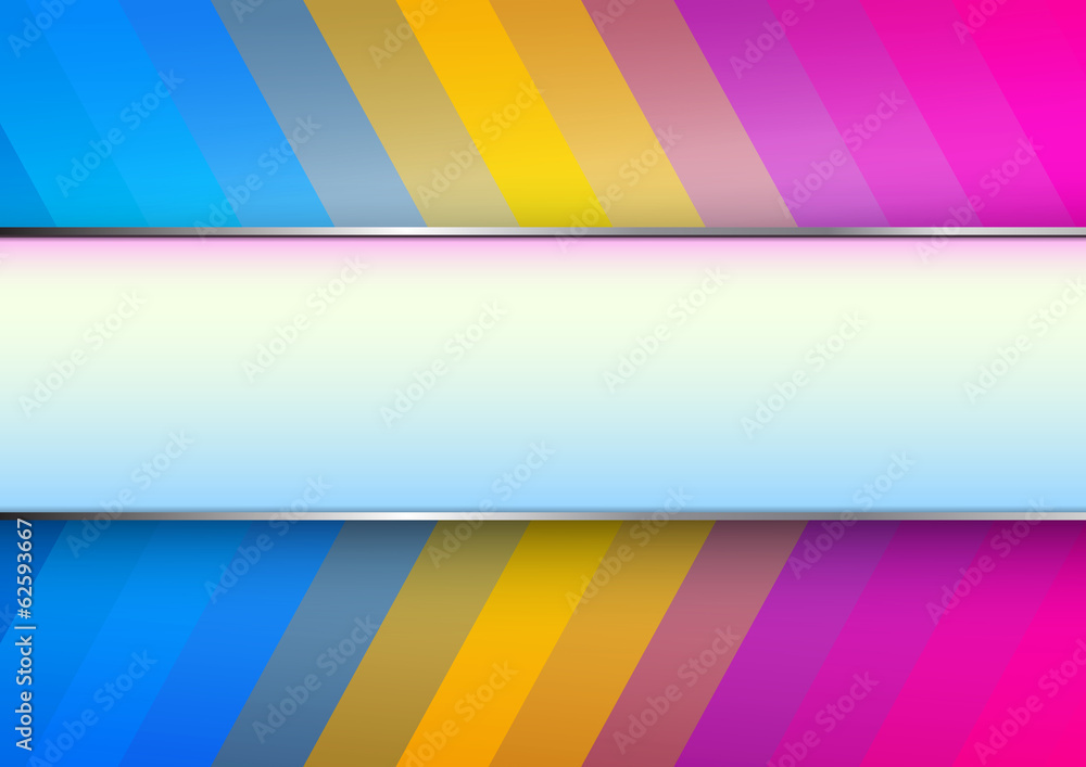 Rainbow background with banner place Rainbow background with banner place