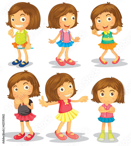 Brunette kids