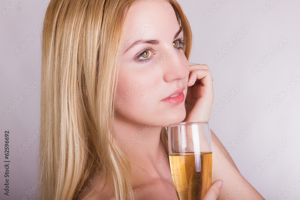 Portrait of a beautiful young blonde Portrait of a beautiful young blonde