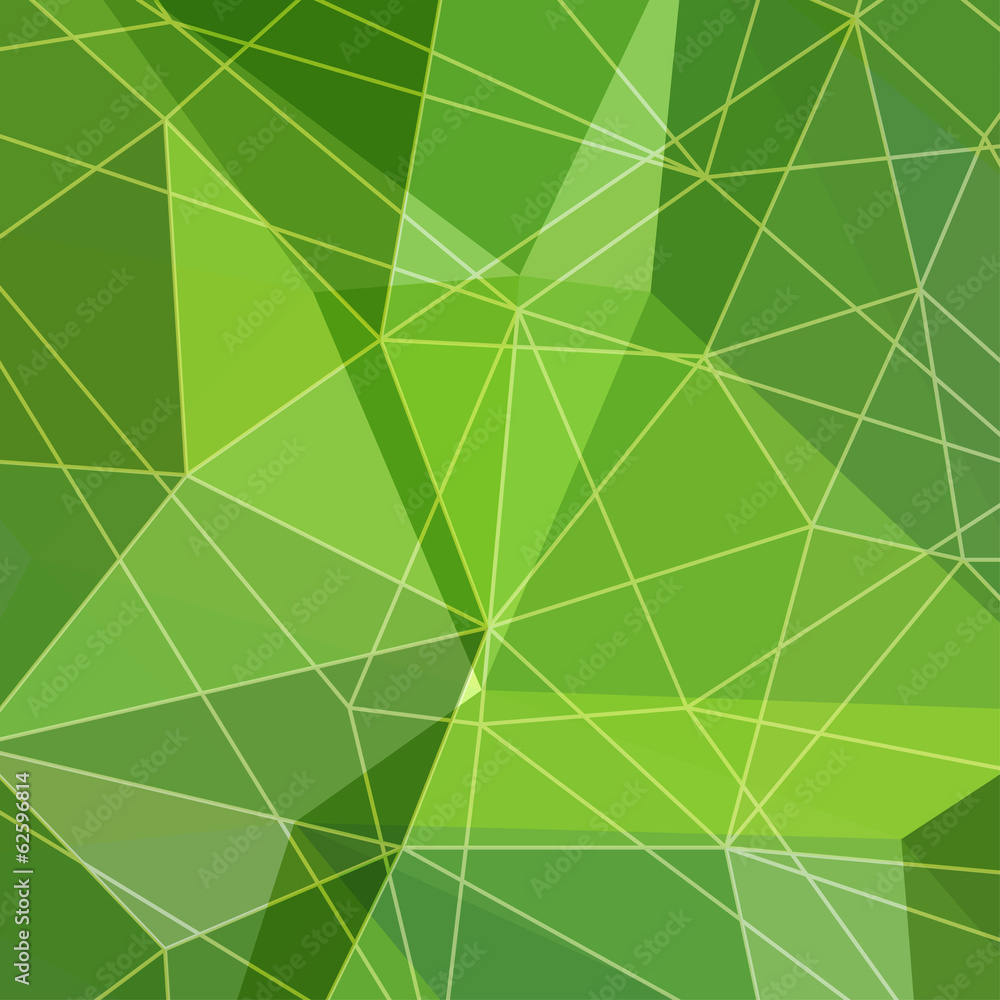 Abstract Green Triangle Background Abstract Green Triangle Background