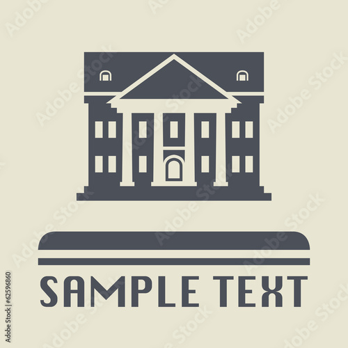 Architecture icon or sign, vector illustration