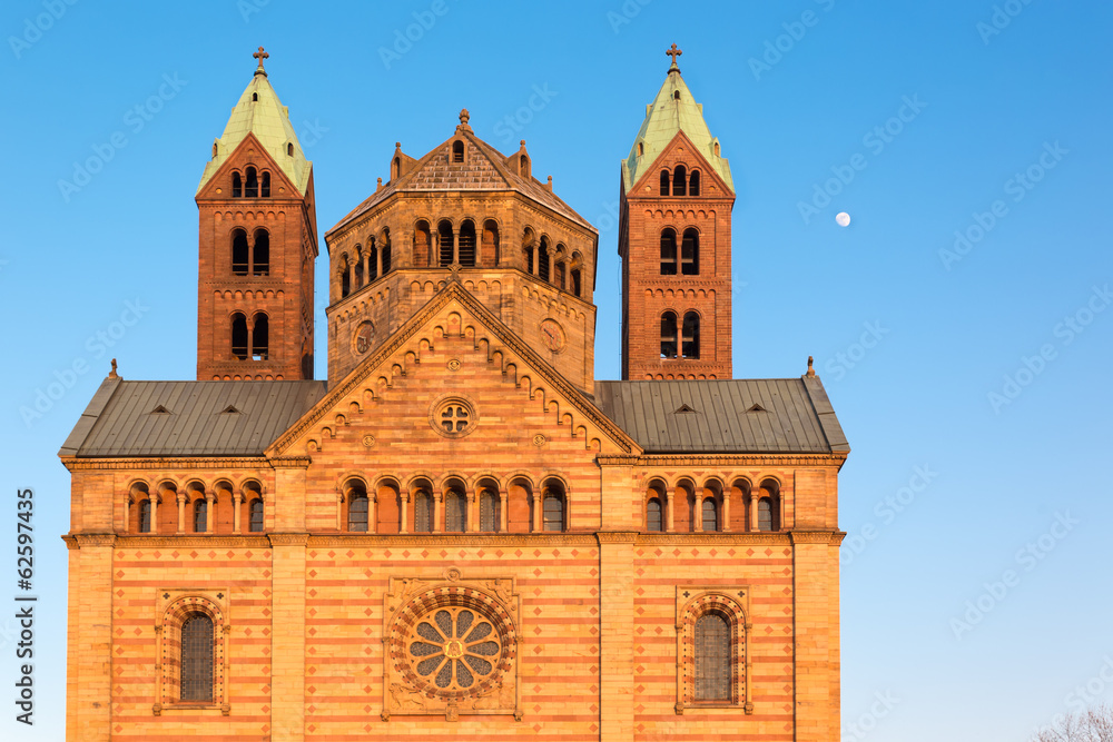 Speyer Cathedral at sunny day, Germany