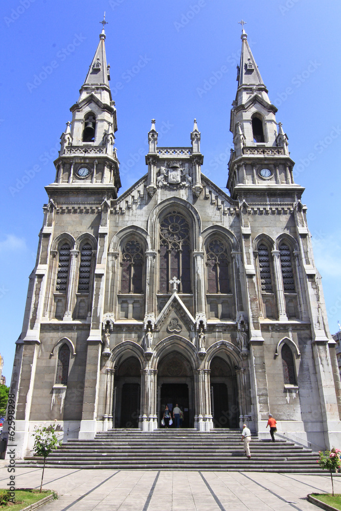 Cathedral of aviles in Asturias, Spain