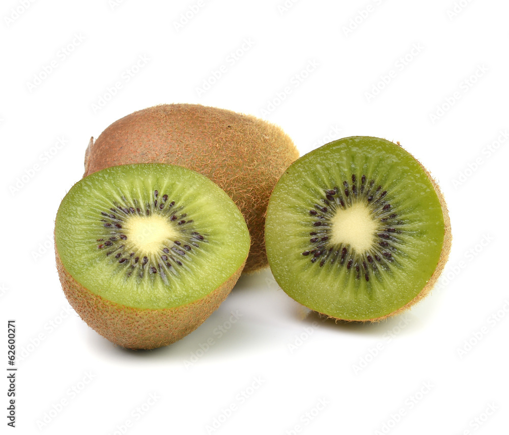 Juicy kiwi fruit isolated on white background Juicy kiwi fruit isolated on white background
