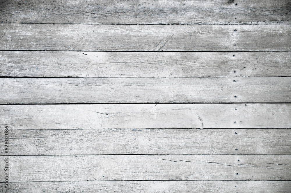 black and white wooden background, old gray wall