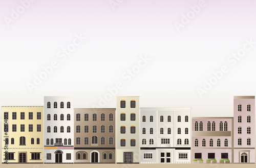 Background of town