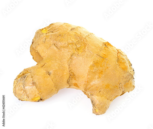Ginger Root Isolated on White Background
