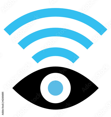 Spy WiFi vector icon