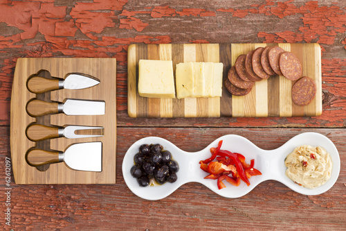 Delicious savoury appetizers photo