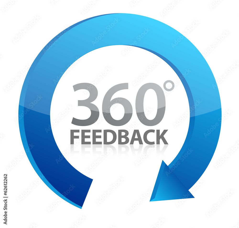 360 cycle feedback symbol illustration design 360 cycle feedback symbol illustration design