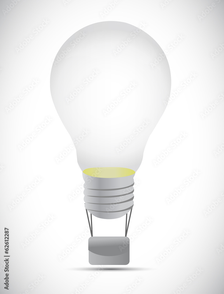 light bulb balloon illustration design light bulb balloon illustration design
