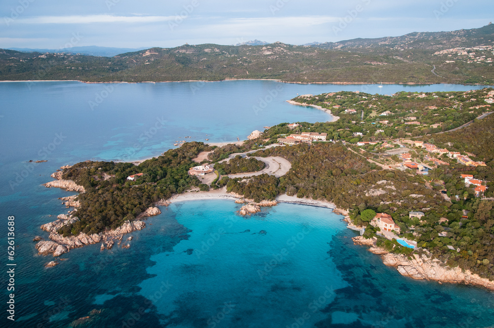 Costa Smeralda, Sardinia: Punta Capriccioli (aerial)