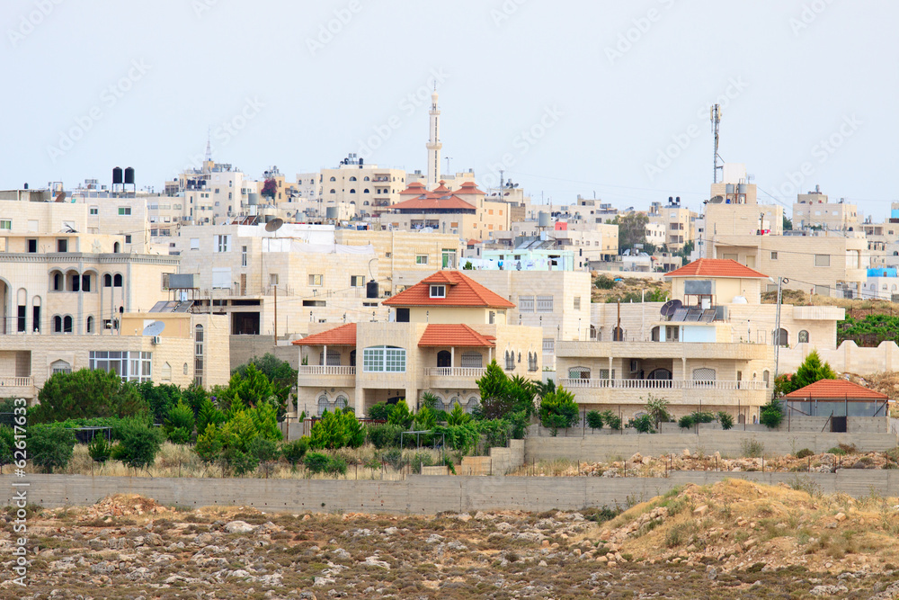 Some buildings in  Hebron