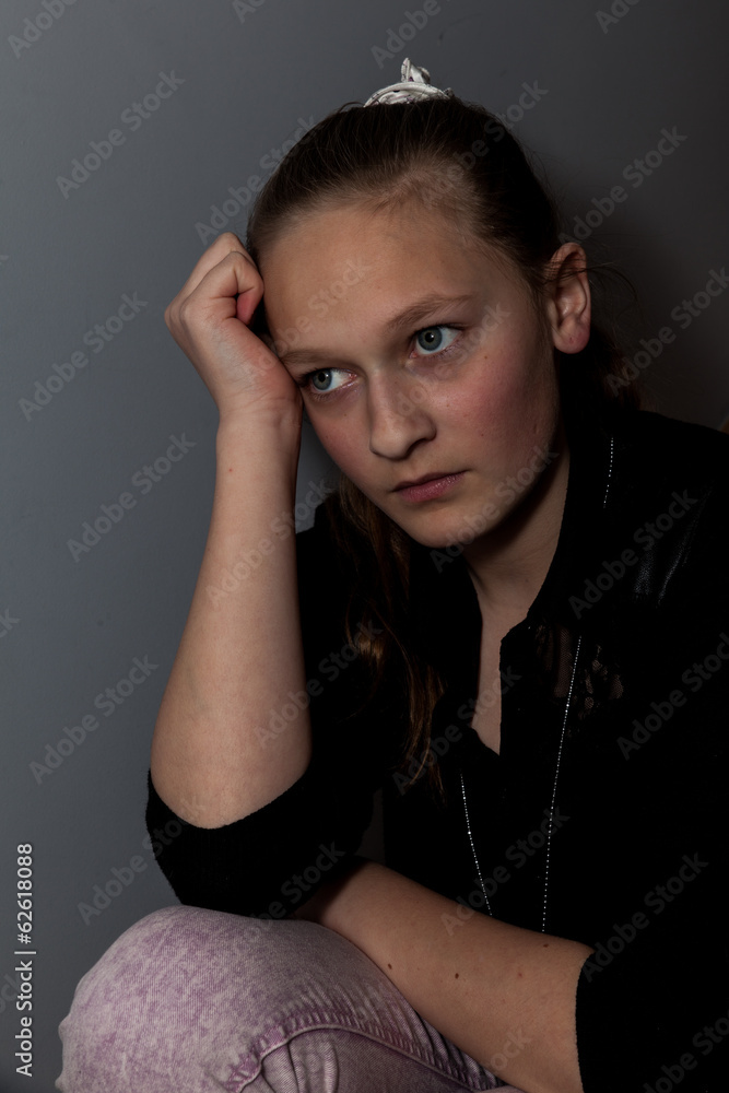 sad and depressed young girl sad and depressed young girl