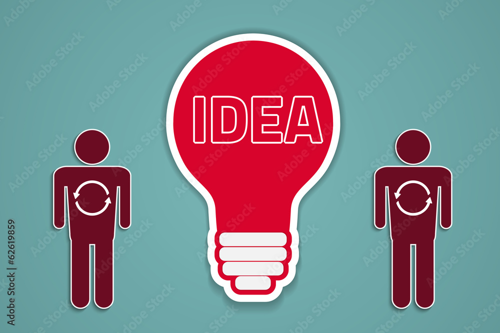 Obraz premium idea sync