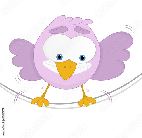 Unbalanced funny bird